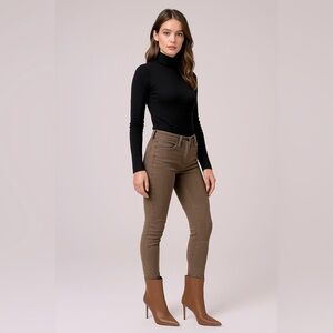 219- L'AGENCE Mariette Women's Ankle Stiletto Boots Tan Color Size 9 NWT
